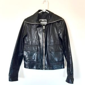 Badass European Vintage Leather Jacket